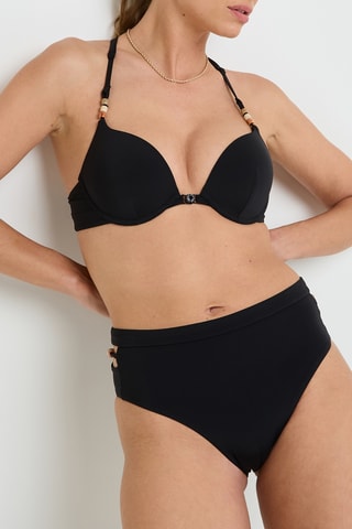 Sujetador de bikini push-up Nelly - Negro