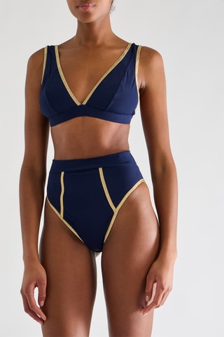 Sujetador de bikini Stevie - Azul marino
