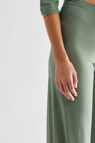 Strandbroek Hoge Taille Myla - Amandelkleurig
