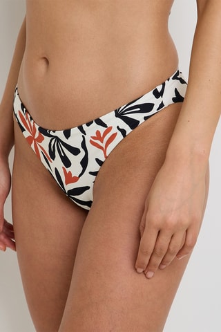Braga de bikini Nepal - Blanco y negro