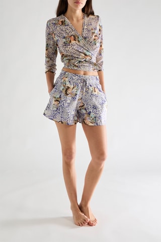 Crop top de playa Luiza - Talla única
