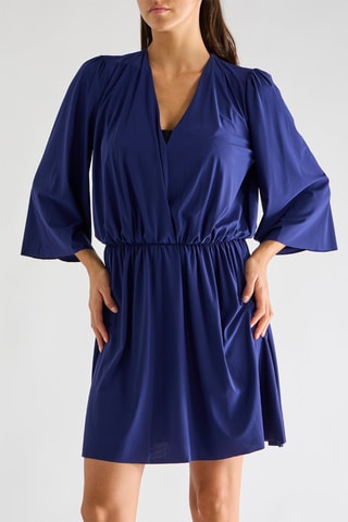 Vestido evasé Sioni - Tinta