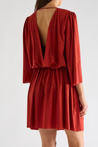 Vestido evasé Sioni - Teja