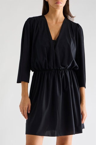 Vestido evasé Sioni - Negro