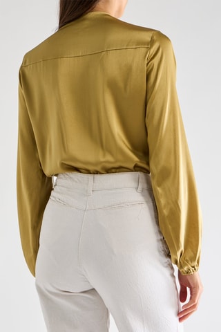 Body de seda Buse - Bronce