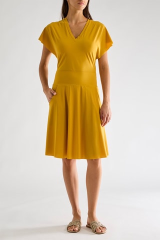 Falda evasé Joely - Ocre