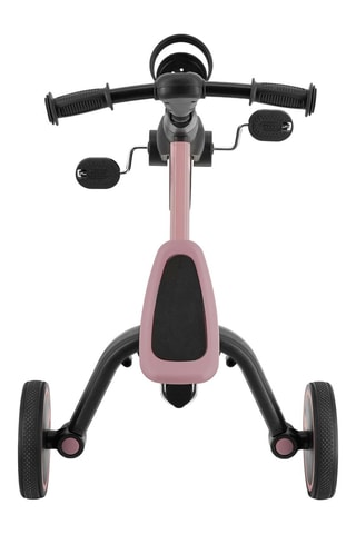 3-in-1 Meegroeiende Driewieler Filo - Roze en Zwart - Vanaf 18 maanden - T/m 25 kg