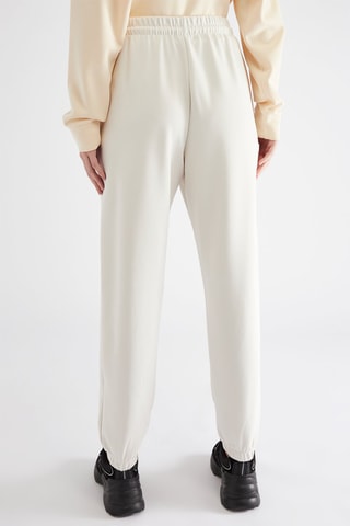 Pantaloni regular. - Bianco