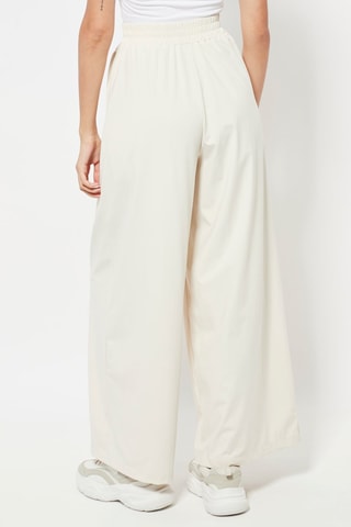 Pantaloni a vita alta - Ecrù