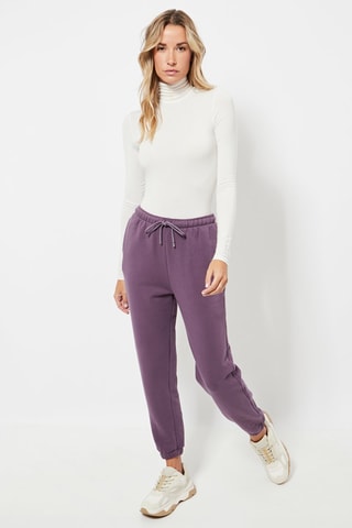 Pantaloni sportivi regular - Viola