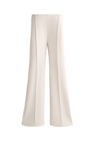 Pantaloni a vita alta - Ecrù