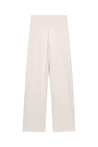 Pantaloni a vita alta - Ecrù