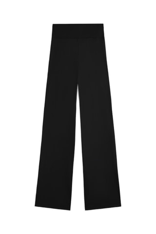 Pantaloni a vita alta - Nero