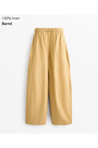 Pantaloni in lino - Beige