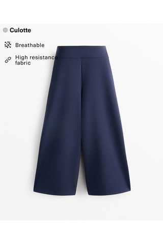 Pantaloni wide legs - Navy