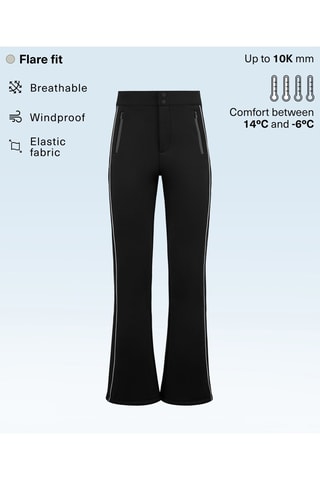 Pantaloni flare - Nero