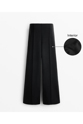 Pantaloni flare - Nero