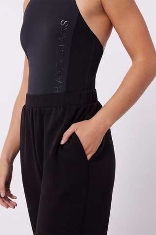 Pantaloni a vita alta - Nero
