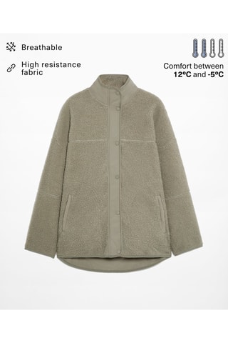 Giacca oversize - Kaki