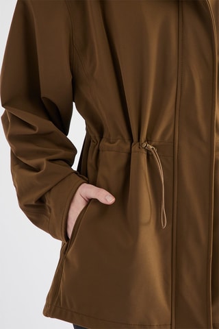Impermeabile con cappuccio - Marrone
