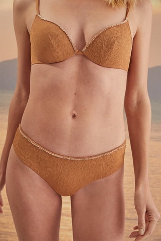 Slip bikini - Marrone chiaro