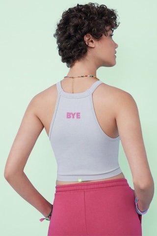Crop top - Grigio chiaro 
