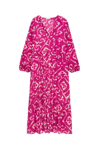 Abito a camicia - Fucsia