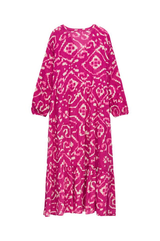 Abito a camicia - Fucsia