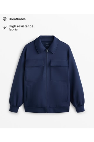 Giubbotto oversize - Navy
