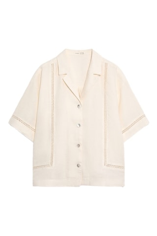 Camicia in lino - Ecrù