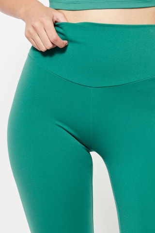 Leggings 7/8 a vita alta - Verde chiaro