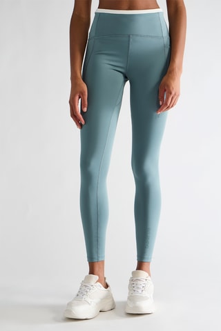 Leggings - Blu-verde