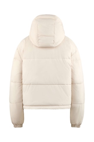 Piumino con cappuccio - Beige