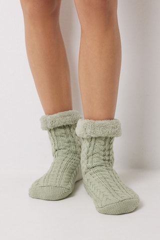 Calze antiscivolo - Verde acqua