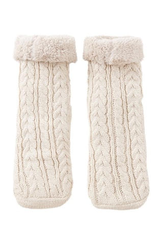 Calze antiscivolo - Beige chiaro