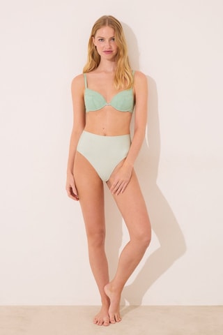 Slip a vita alta - Verde acqua