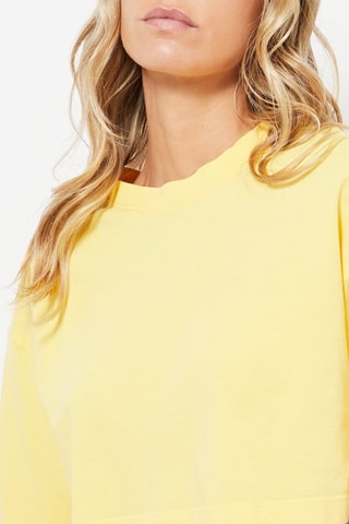 T-shirt cropped - Giallo