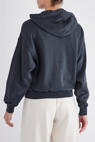 Felpa con cappuccio - Blu notte