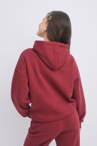 Felpa in pile - Rosso