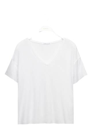 T-shirt da pigiama - Bianco
