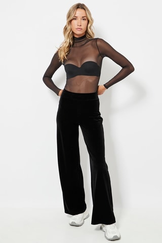 Pantaloni in velluto - Nero