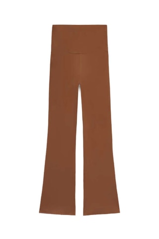 Pantaloni a vita alta - Marrone
