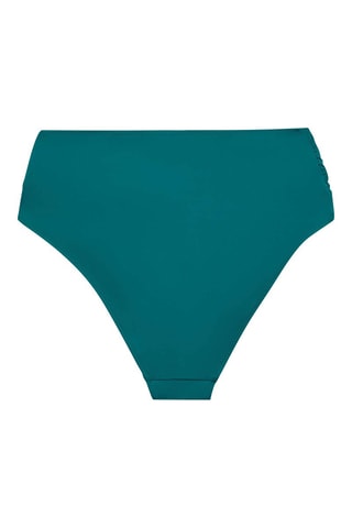 Slip bikini a vita alta - Verde