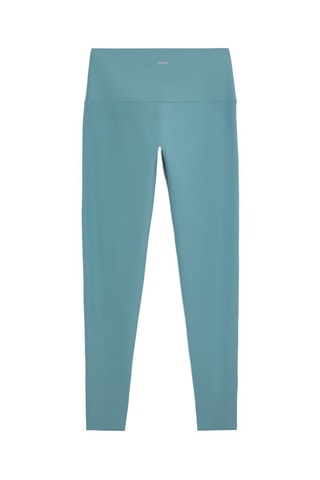 Leggings a vita alta - Blu-verde 