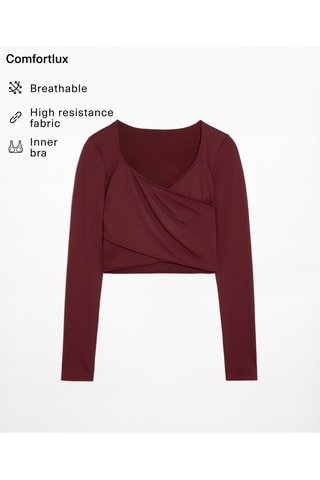 Crop top - Bordeaux