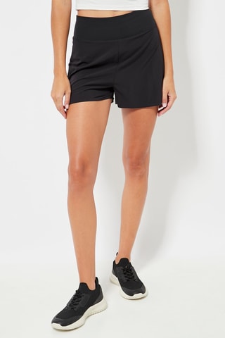 Shorts a vita alta - Nero