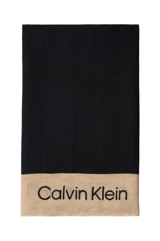 Foulard en lin - Noir