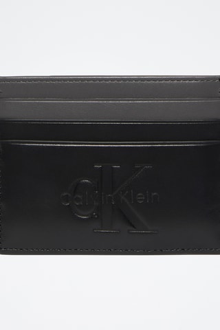 Porte-cartes en cuir nappa - Noir