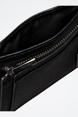 Porte-cartes en cuir - Noir