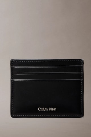Porte-cartes en cuir nappa - Noir